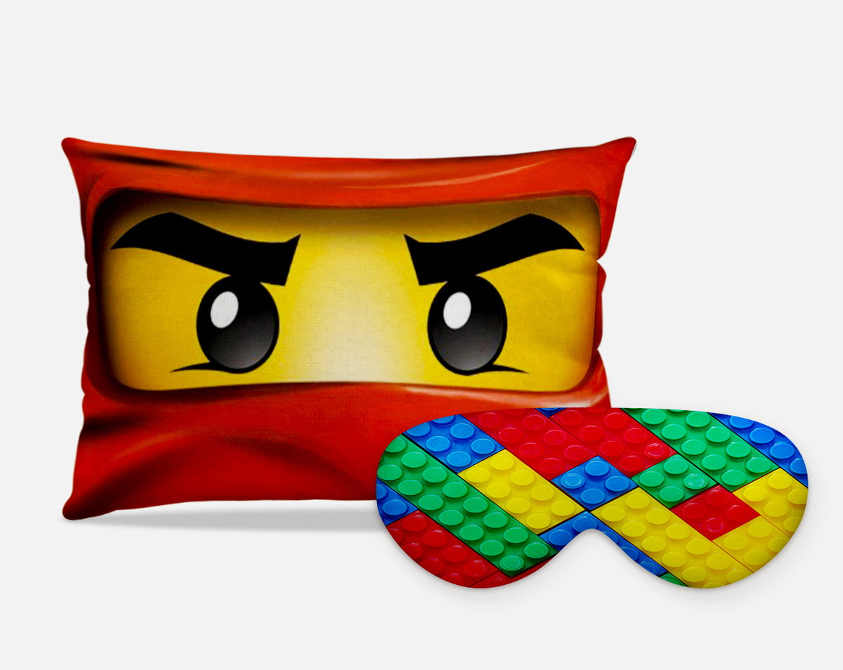 Almofada 20x30 Kit 2 Itens Com + Máscara Lembrancinha Infantil Personalizada