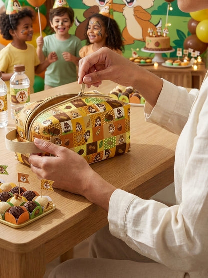 Necessaire Box Tico e Teco Temática infantil 19x09x11cm Necessaire Box Tico E Teco Temática 19X09X11Cm Personalizado