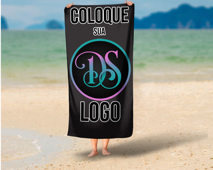 Toalha de Praia De Kit 50 Toalhas De Velour e Piscina Personalizada