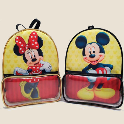 Mochila Personalizada Com Bolso Frontal Cristal 21X26X9Cm — Escolar e Passeio